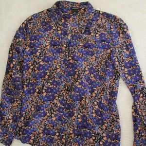 Club Monaco Floral Blouse